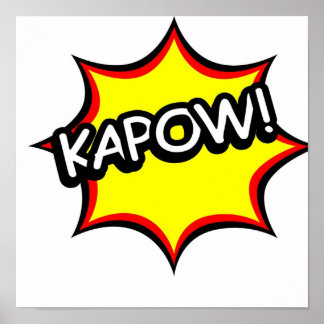 Affiche Kapow Comic Tee