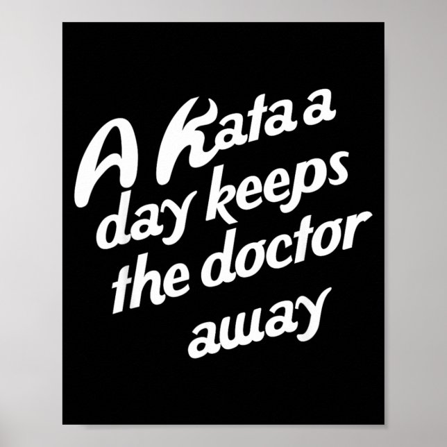 Affiche Karate (Devant)