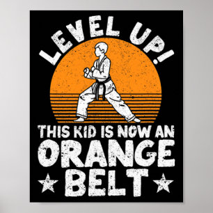 Affiche Karate Arts Martiaux Niveau Plus Haut Cet Enfant E