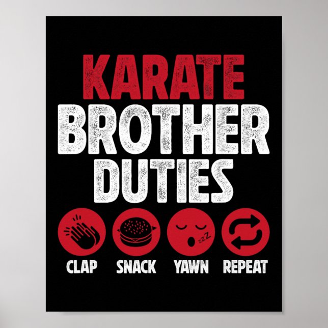 Affiche Karate Brother Duties Karate Bro (Devant)