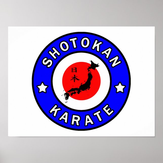 Affiche Karaté de Shotokan (Devant)