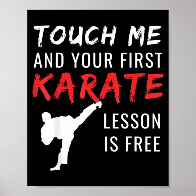 Affiche Karate drôle (Devant)