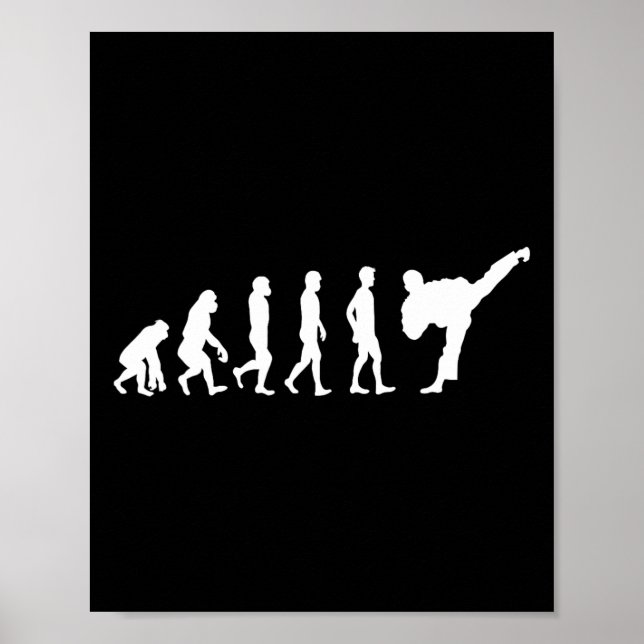 Affiche Karate Evolution Perfect Gift Judo Martial Arts Ka (Devant)