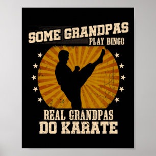 Affiche Karate Grandpa Shirt - Real Grandpas Do Karate