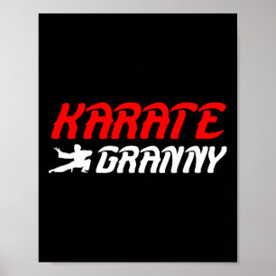 Affiche Karate Granny Fière Karate Granny Grandma