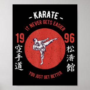Affiche Karaté Judo Judoka Taekwondo Kung-fu Aïkido Cool