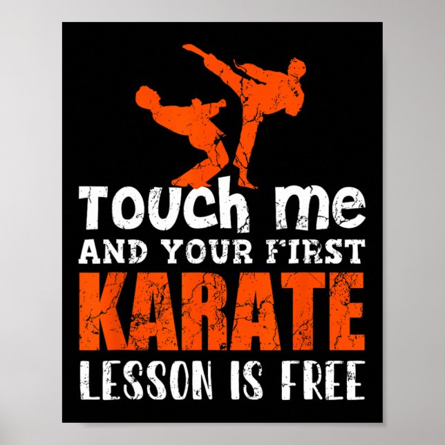 Affiche Karate Karate Karate Karate Pour Enfants Karate Ra (Devant)