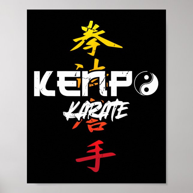 Affiche Karate Kenpo (Devant)