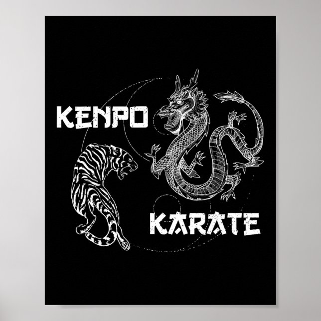 Affiche Karate Kenpo Karate Martial Arts Sayings (Devant)