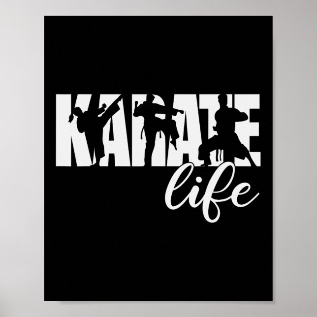 Affiche Karate Life Artwork Martial Arts Black Belt Crew Y (Devant)