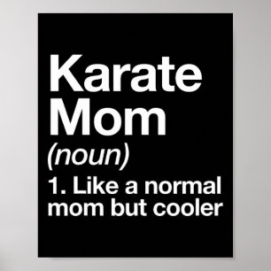 Affiche Karate Maman Définition Drôle Et Sy Sports