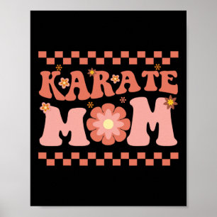 Affiche Karate Maman Karate Joueur Martial Art Lover Karat