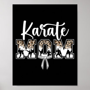 Affiche Karate Maman Karate Mama Karate Mother