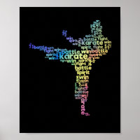 karaté martial arts mot nuage okinawan japonais