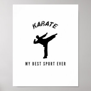 Affiche Karaté my best sport