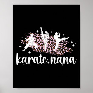Affiche Karate Nana Leopard Karate Nana Grandma