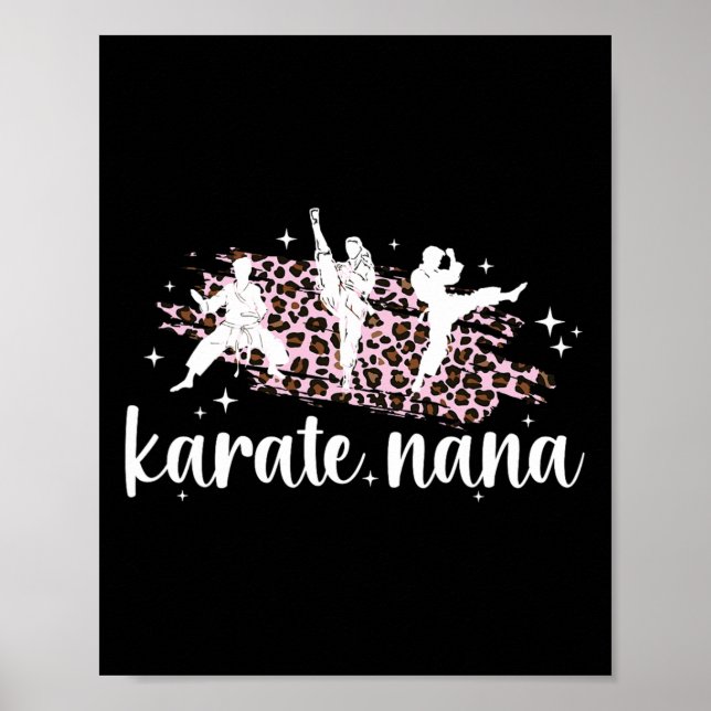 Affiche Karate Nana Leopard Karate Nana Grandma (Devant)