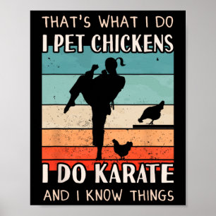 Affiche Karate Outfit - Chicken Breeder Design Femmes Kara