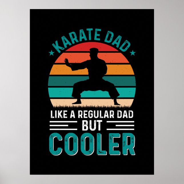 Affiche Karate Papa (Devant)
