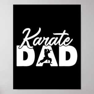 Affiche Karate Papa - Funny Karate Papa Cadeau