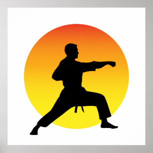 Affiche Karate Punch.