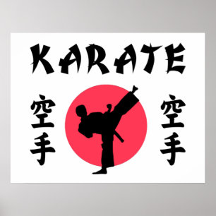 Affiche Karate Rising Sun