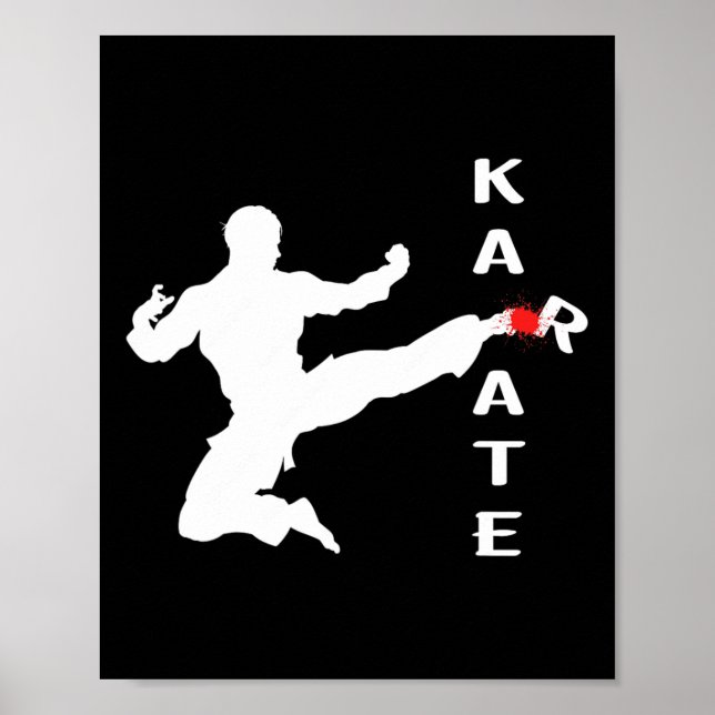 Affiche Karate Shirt (Devant)