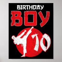 Karate Taekwondo 10 ans Anniversaire Martial Art