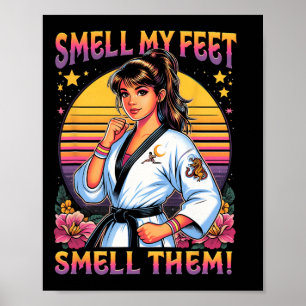 Affiche Karaté Taekwondo Sentez Mes Pieds Sentez Les Fille