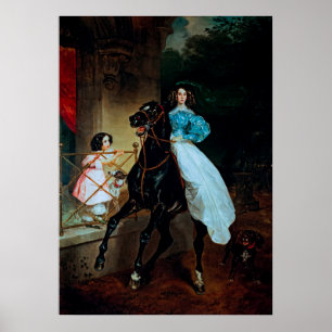 Affiche Karl Bryullov : Un cavalier