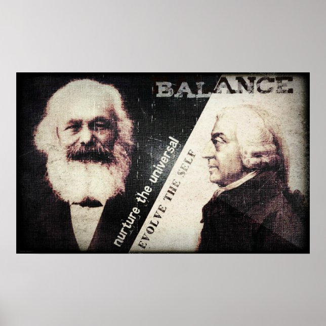 Affiche Karl Marx et Adam Smith, le zen de (Devant)