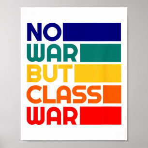 Affiche Karl Marx Pas de guerre, mais Cl Guerre Radical de