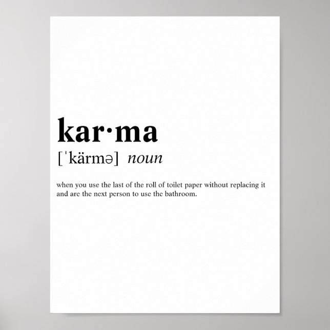 Affiche Karma (Devant)