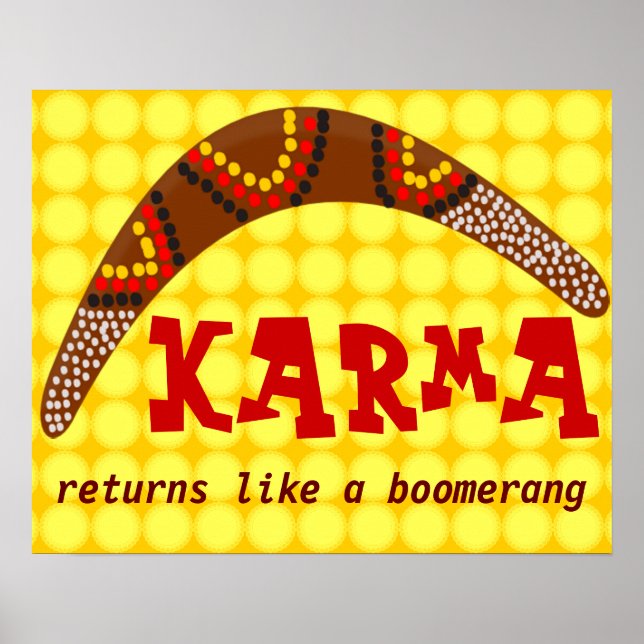 Affiche karma (Devant)