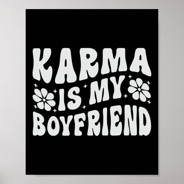 Affiche Karma est mon petit ami Sensibilisation à la santé (Devant)