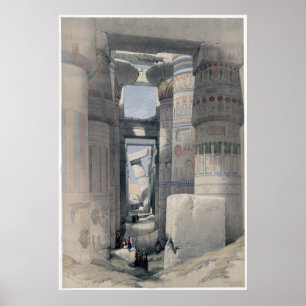 Affiche Karnak - Dromos ou première cour du temple