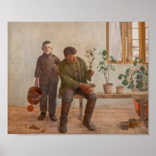 Affiche Károly Ferenczy - Jardiniers