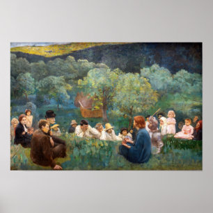 Affiche Károly Ferenczy - Sermon sur la montagne