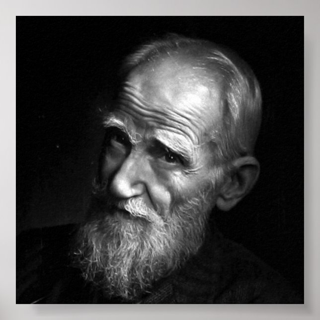 Affiche Karsh Photo de George Bernard Shaw (1943) (Devant)