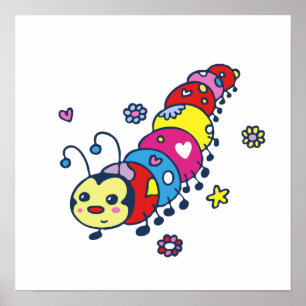 Affiche Kat le chenille