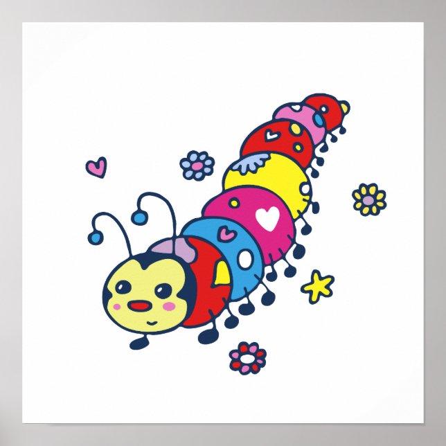 Affiche Kat le chenille (Devant)