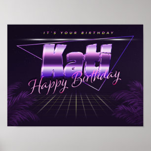 Affiche Kati Prénom Date de naissance de l'affiche