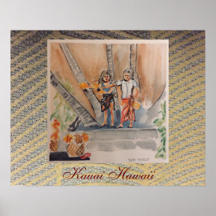 Affiche Kauai Hawaii par Chloe Dee Noble