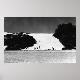 Affiche Kauai, Hawaii - Vue sur les sables d'écorce