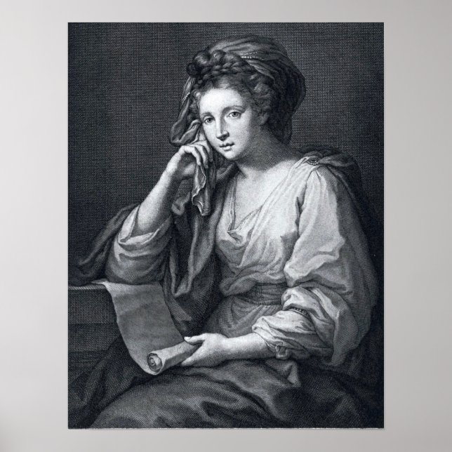 Affiche Kauffman - Croquis d'une femme (Devant)