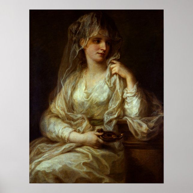Affiche Kauffman - Portrait d'une dame en vestale (Devant)