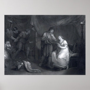 Affiche Kauffman - Scène de Troilus et Cressida