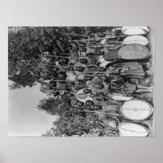 Affiche Kavirondos avec Spears et Shields (Devant)
