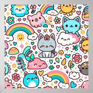Affiche Kawaii Art