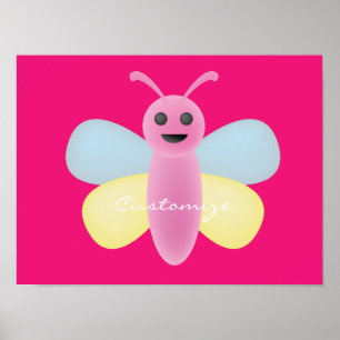 Affiche Kawaii Bee Thunder_Cove multicolore